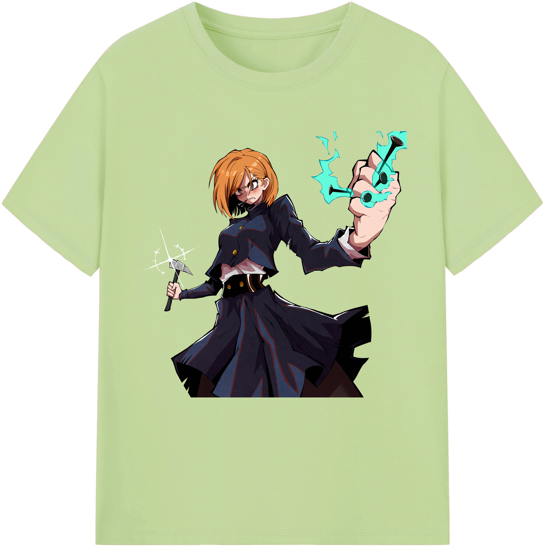 （画像用） 呪術廻戦 Jujutsu Kaisen 綿100％半袖Tシャツ（フロントプリント）
